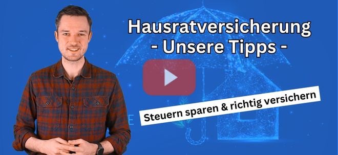 Video: Hausratversicherung erklärt in 3 Minuten [inkl. Steuer-Spartipp!]