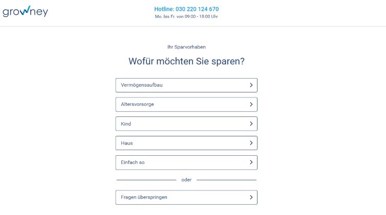 Growney Kontoeröffnung Kontoeröffnung bei Growney