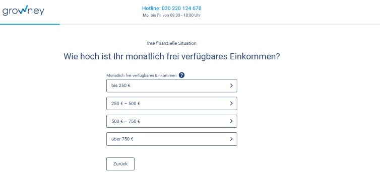 Growney Kontoeröffnung Kontoeröffnung bei Growney