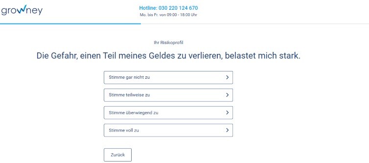 Growney Kontoeröffnung Kontoeröffnung bei Growney