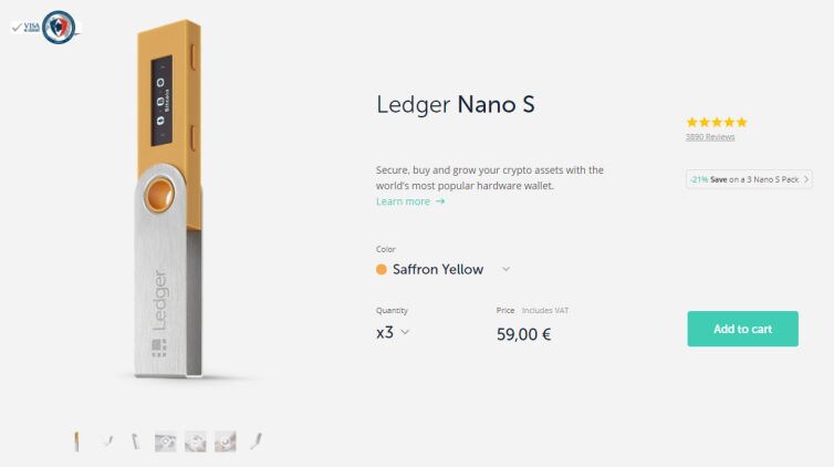 Ledger Nano S Wallet kaufen beim Hersteller Ledger Nano S Wallet kaufen beim Hersteller