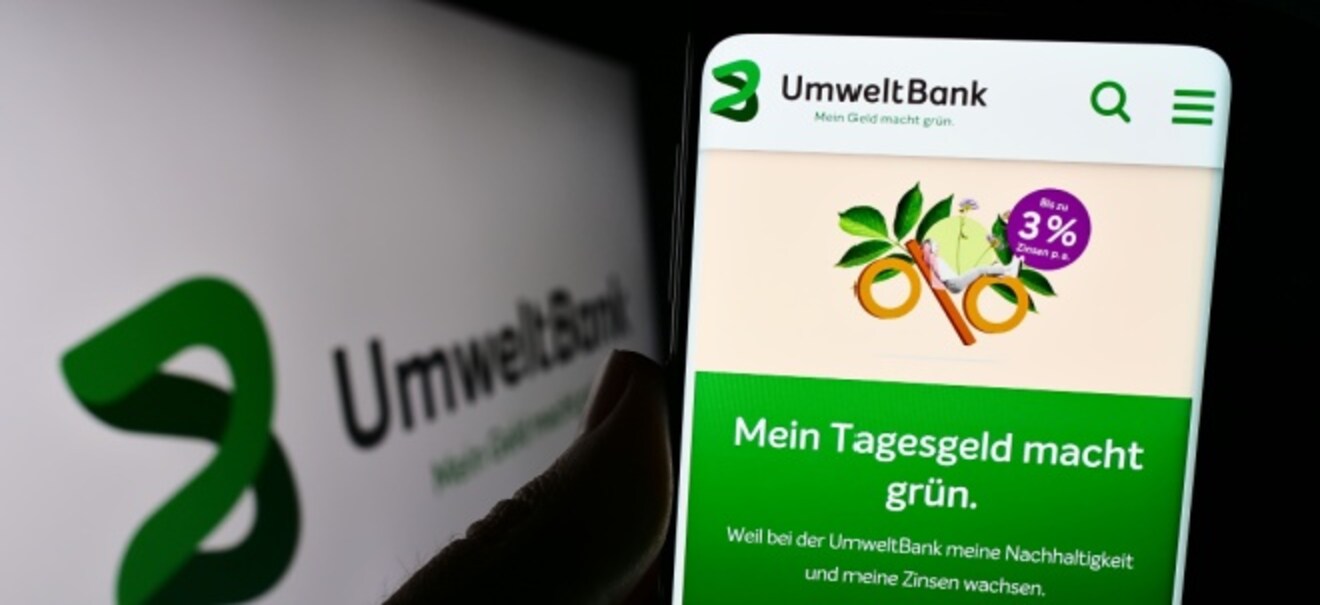 Tagesgeld-Tipp!: Grünes Tagesgeld: 2,25 % Zinsen und dabei nachhaltig sparen! Top-Angebot: 2,25 % Zinsen auf Grünes Tagesgeld | finanzen.net