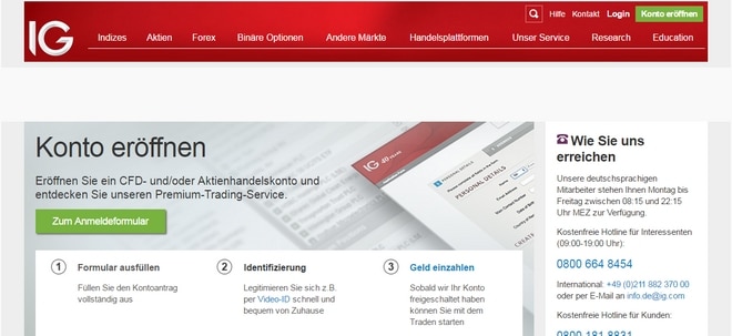 Ig Markets Test Und Erfahrungen F!   inanzen Net - 