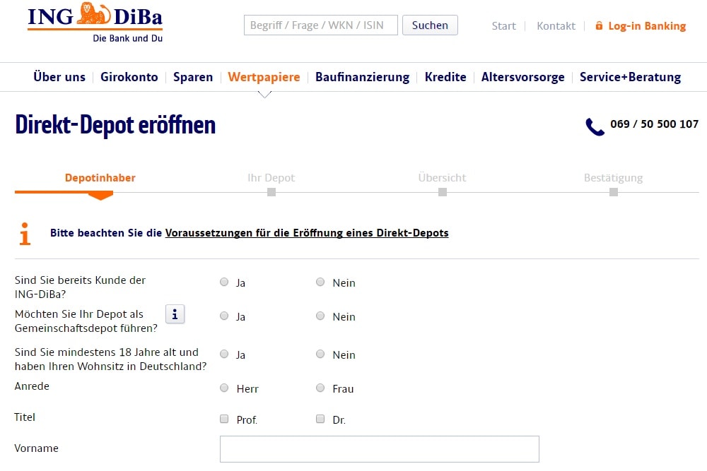 Ing Diba Depot Test Und Erfahrungen Finanzen Net - 