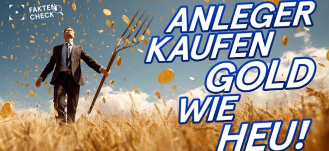 Goldnachfrage auf Rekordniveau - Anleger setzen trotz Kursrückgang auf das Edelmetall Goldnachfrage auf Rekordniveau - Anleger setzen trotz Kursrückgang auf das Edelmetall | finanzen.net