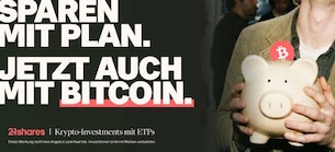 Werbung: Sparen mit Plan: Investiere regelmässig in Bitcoin & Krypto mit 21shares Sparplänen. Einfach, automatisch und langfristig Vermögen aufbauen Werbung: Sparen mit Plan: Investiere regelmässig in Bitcoin & Krypto mit 21shares Sparplänen. Einfach, automatisch und langfristig Vermögen aufbauen