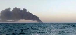 Крупнейший корабль ВМС Ирана загорелся и затонул 1 324789237