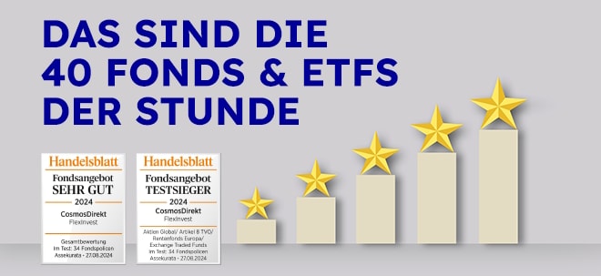 Update: Das sind die 40 Fonds und ETFs der Stunde bei FlexInvest