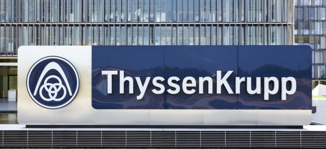 ThyssenKrupp-Aktie nach Prognoseanhebung kräftig im Plus | finanzen.net