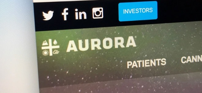 Aurora Cannabis verringert Verlust - Aktie im Plus | finanzen.net