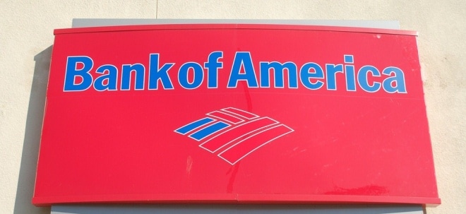 NYSE-Titel Bank of America-Aktie im Minus: BofA steigert Privatkundenanlagen | finanzen.net