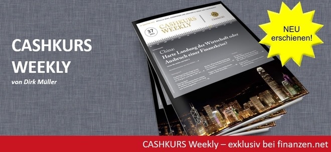 Neu erschienen: Dirk Müller zum FED-Zinsentscheid und zu China | Cashkurs Weekly 37/2015 Dirk Müller zum FED-Zinsentscheid und zu China | Cashkurs Weekly 37/2015 | finanzen.net