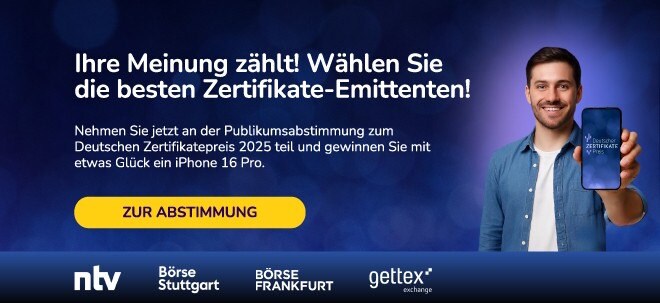 Deutscher Zertifikatepreis 2025: Ihre Meinung zählt! Jetzt abstimmen und mit etwas Glück gewinnen!
