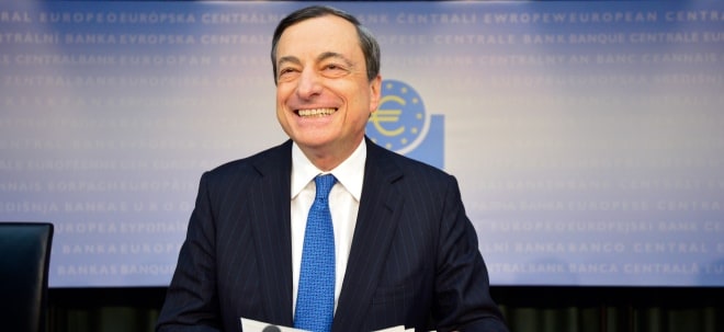 Draghi: Große Notenbanken steuern noch für einige Zeit auseinander | finanzen.net