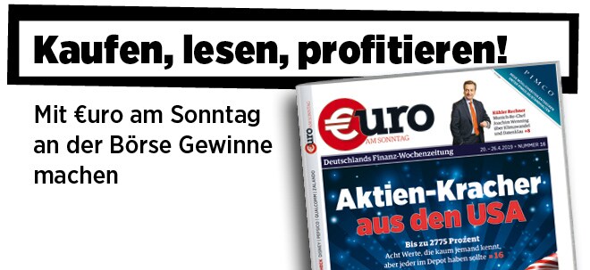 Hier steht alles drin!: Pflichtblatt für Ihr Geld: Neue €uro am Sonntag wieder im Handel Pflichtblatt für Ihr Geld: Neue €uro am Sonntag wieder im Handel | finanzen.net