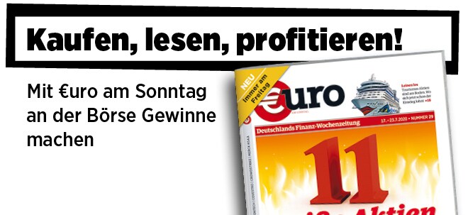 Neue Ausgabe von €uro am Sonntag: 11 heiße Aktien aus der zweiten Reihe | finanzen.net