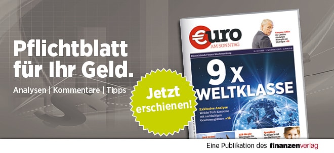 Pflichtblatt für Ihr Geld: Neue €uro am Sonntag | finanzen.net