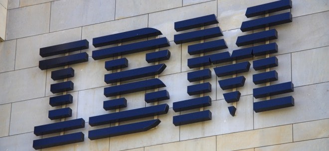 IBM Aktie News: Dow Jones Aktie IBM am Mittwochnachmittag in Grün