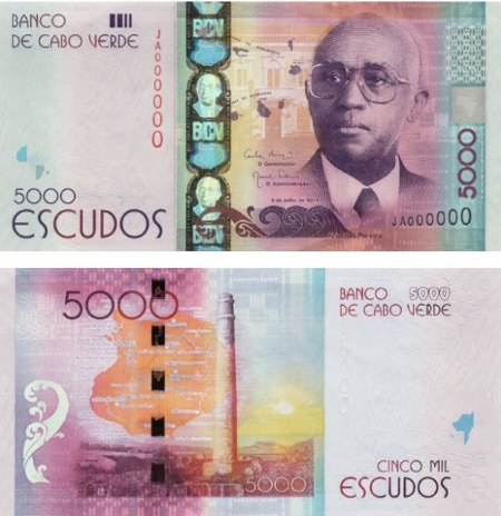 Nominiert: 5000-Kap-Verde-Escudo-Note aus Kap Verde