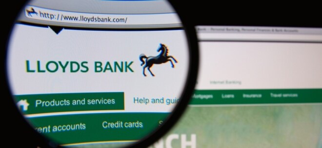 Lloyds steigert Vorsteuergewinn um knapp ein Viertel | finanzen.net