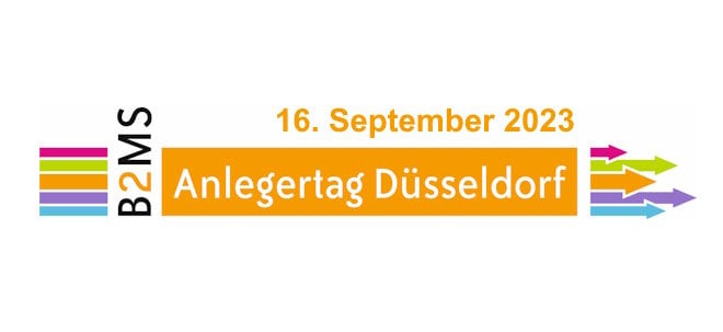 Pressemitteilung: Anlegertag Düsseldorf 2023 - Treffen Sie die Finanzexperten live auf der Anlegermesse Anlegertag Düsseldorf 2023 - Treffen Sie die Finanzexperten live auf der Anlegermesse | finanzen.net
