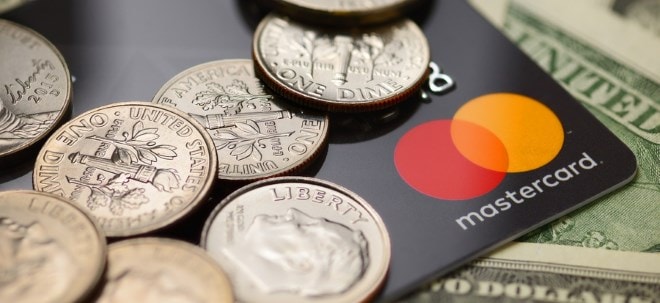 Ausblick: MasterCard mit Zahlen zum abgelaufenen Quartal | finanzen.net