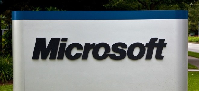 Microsoft Aktie News: Dow Jones Aktie Microsoft gibt am Donnerstagnachmittag ab