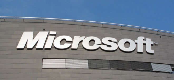 Microsoft Aktie News: Dow Jones Aktie Microsoft tendiert am Montagnachmittag um Nulllinie