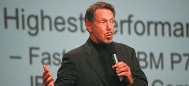 NYSE-Titel Oracle-Aktie mit neuen Höchstständen: Oracle-Chef Larry Ellison ist jetzt zweitreichster Mensch der Welt - vor Jeff Bezos | finanzen.net