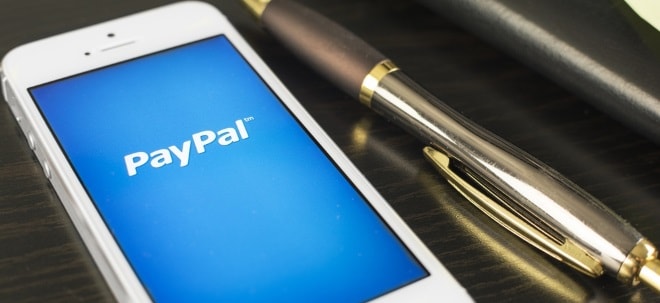 PayPal Aktie News: S&P 500 Aktie PayPal am Mittag in Grün