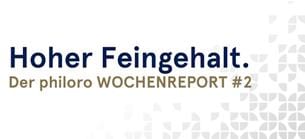 Hoher Feingehalt. Der philoro WOCHENREPORT: KW 18 | Gold über 3.500 USD: Der Markt setzt auf das falsche Signal