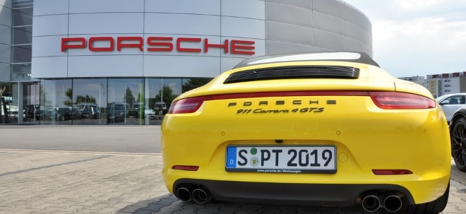 Porsche Aktie News: Porsche am Mittag mit Kurseinbußen