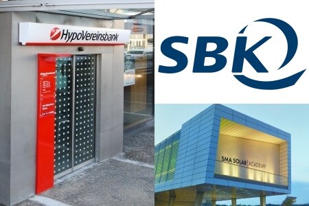 Siemens Betriebskrankenkasse SBK, HypoVereinsbank, SMA Solar Technology