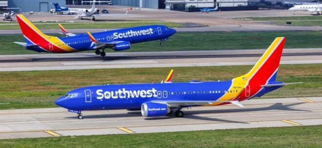 NYSE-Titel Southwest Airlines-Aktie steigt: Paul Singers Hedgefonds kauft Southwest-Aktien für Milliardenbetrag und will Druck machen | finanzen.net