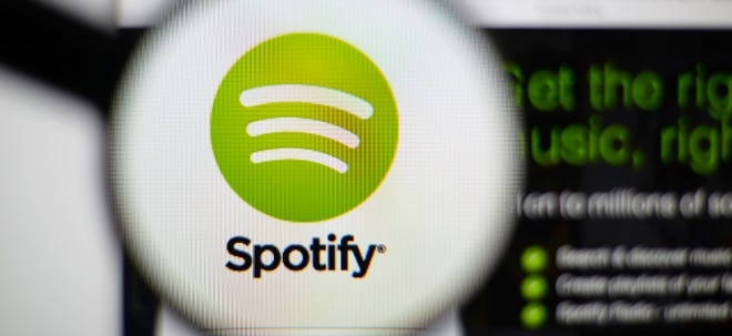 NYSE-Titel Spotify-Aktie dennoch weit im Plus: Spotify kürzt mehr als tausend Stellen | finanzen.net
