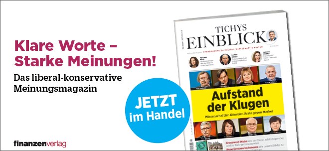 Tichys Einblick: Neue Ausgabe jetzt wieder am Kiosk!