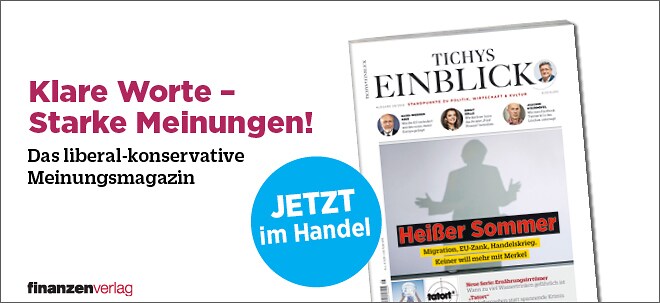 Tichys Einblick: Neue Ausgabe jetzt wieder am Kiosk!