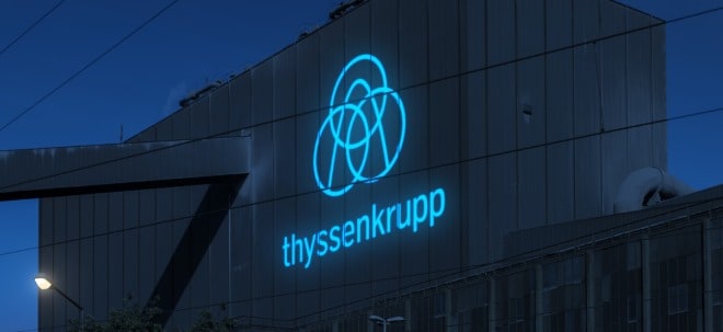 thyssenkrupp-Aktien weiter am Dreijahreshoch wegen Marinesparte