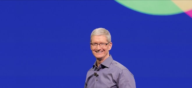 Apple-Aktie gefragt: Tim Cook sieht neuen Smartphone-Wachstumszyklus | finanzen.net