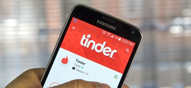 Match Group-Aktie tiefrot: Tinder angeblich sicher vor Facebook-Datingdienst | finanzen.net