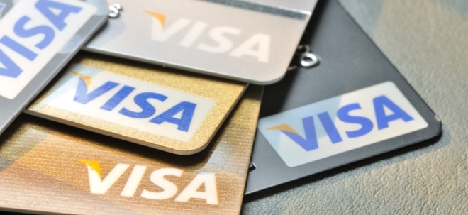 Visa-Aktie an der NYSE in Rot: Visa erzielt höheren Erlös - Wachstum bleibt auf der Strecke | finanzen.net