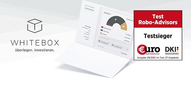 Sponsored Post: Bester Robo-Advisor: 1. Platz für Whitebox beim Test von Euro am Sonntag Bester Robo-Advisor: 1. Platz für Whitebox beim Test von Euro am Sonntag | finanzen.net